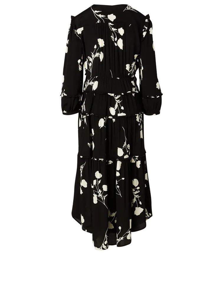 Paule Midi Dress Floral Print