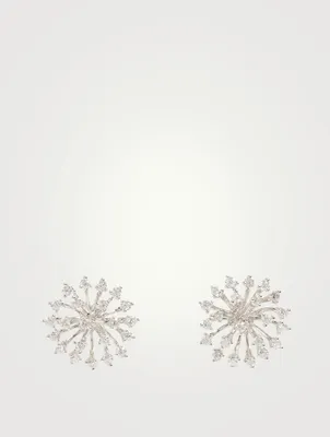 Luminus 18K White Gold Earrings With Diamonds