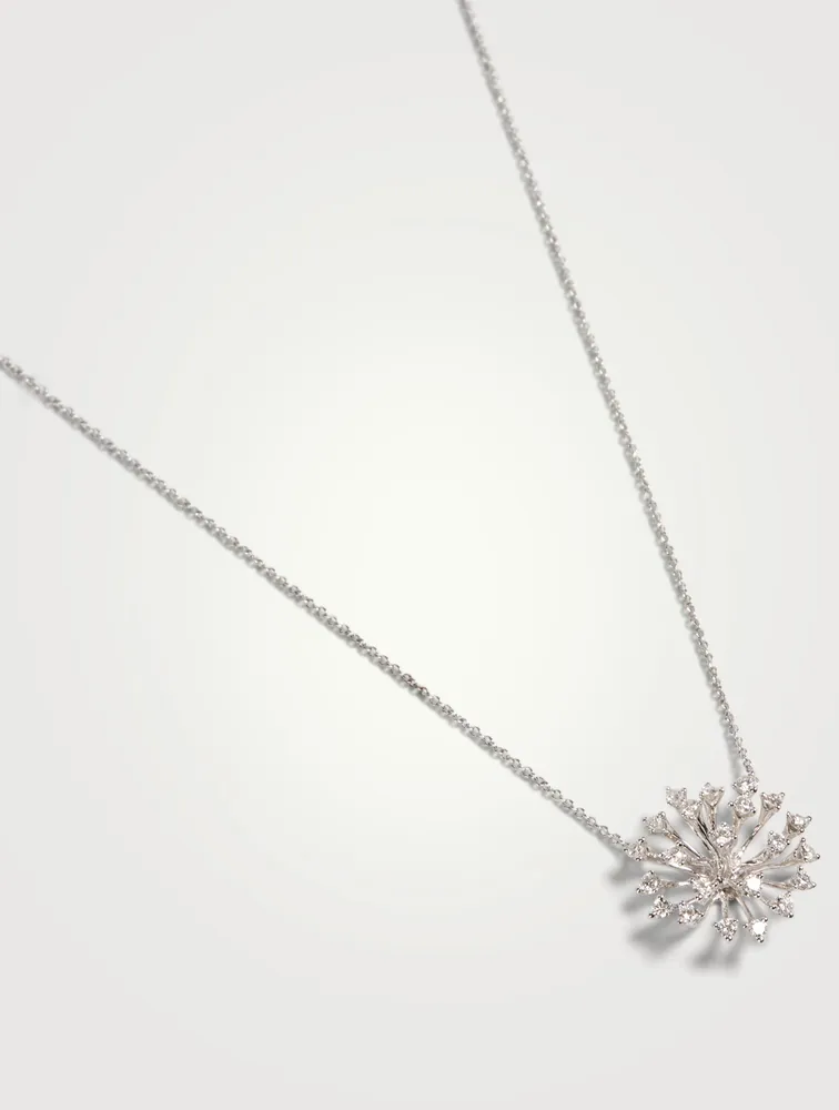Luminus 18K White Gold Necklace With Diamonds