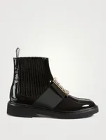 Viv' Rangers Patent Leather Chelsea Boots