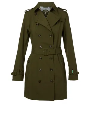 Recycled Double-Breasted Trench Coat