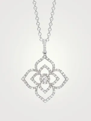 Aurora 18K Gold Pendant Necklace With Diamonds