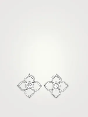 Aurora 18K White Gold Earrings With Diamonds