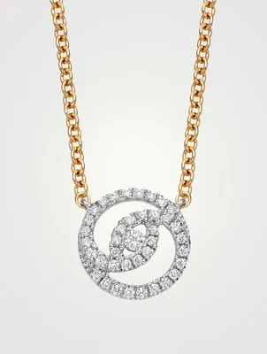 Signatures 18K Yellow And White Gold Helio Necklace With Diamonds