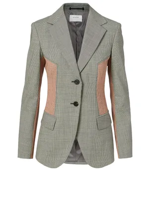 Totem Wool-Blend Blazer Check Print