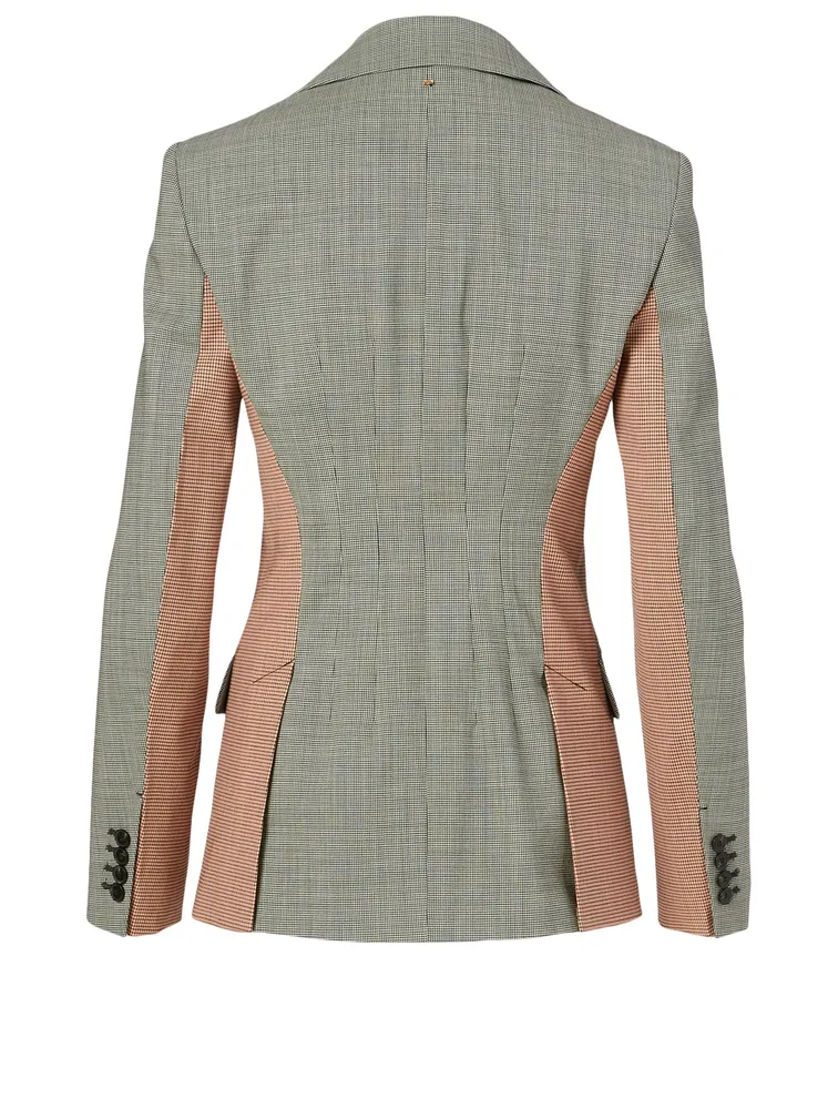 Totem Wool-Blend Blazer Check Print