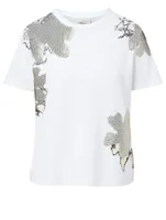 Cotton T-Shirt With Embroidery