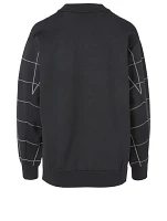 Bomber Jacket Window Pane Print