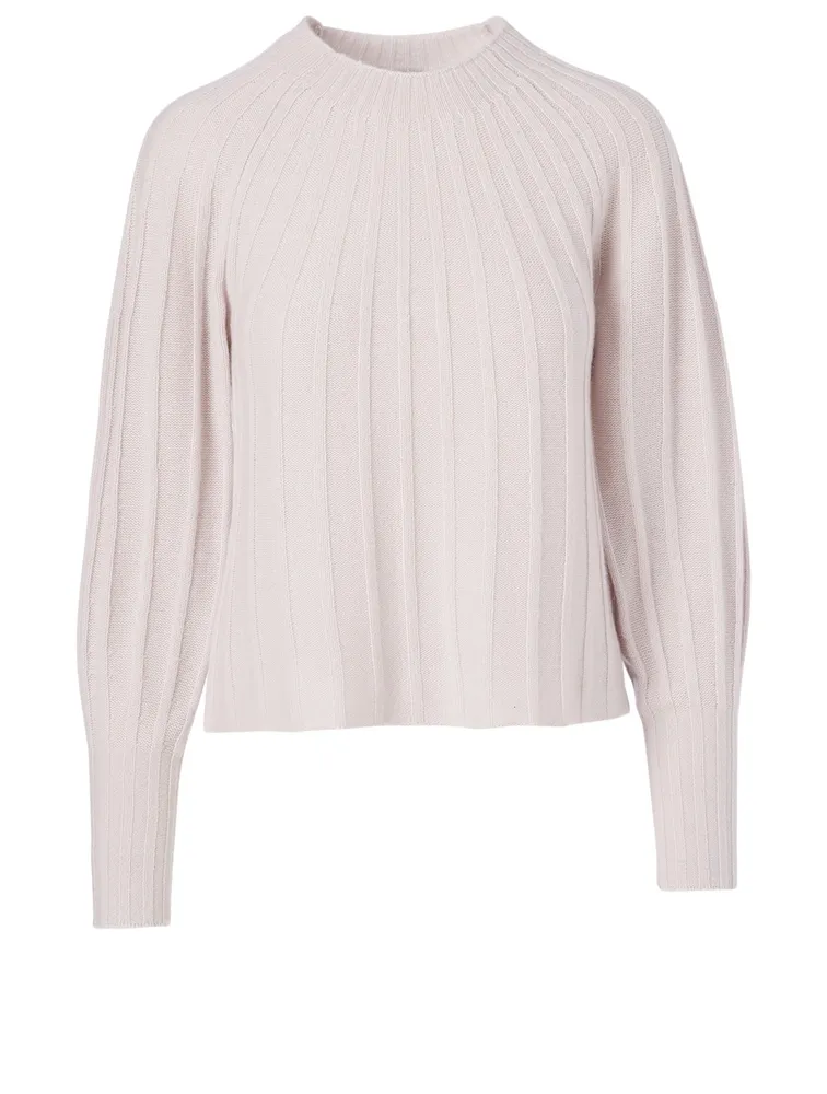 Wool And Cashmere Ribbed Sweater