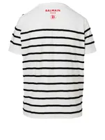 Cotton T-Shirt Striped Print