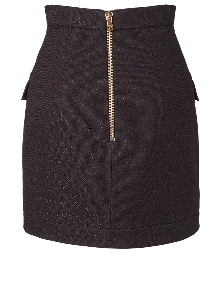 Mini Skirt With Buttons