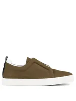 Cotton Drill Slip-On Sneakers
