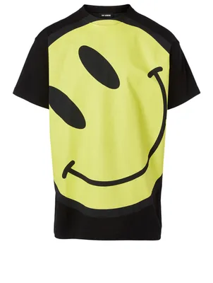 Smiley Cotton Oversized T-Shirt