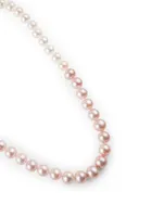 18K White Gold Pearl Necklace