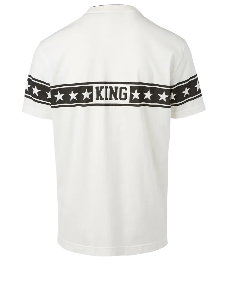 Cotton T-Shirt With Logo Star