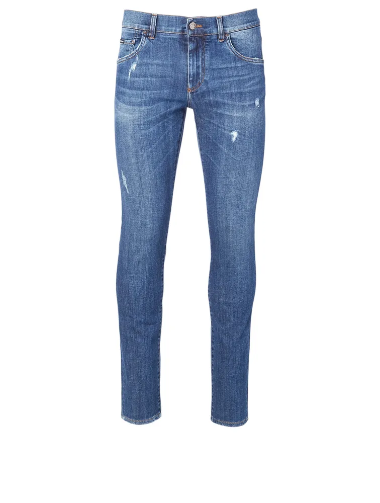 Cotton Stretch Slim Jeans