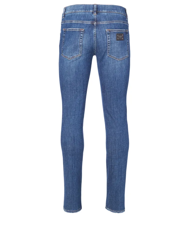 Cotton Stretch Slim Jeans