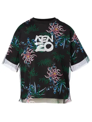 Logo T-Shirt Sea Lily Print