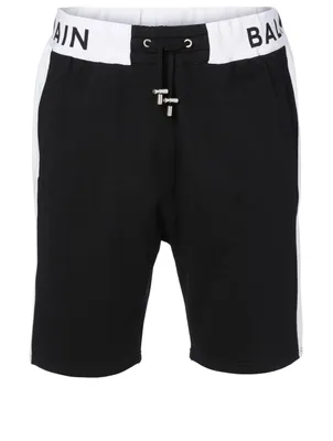 Cotton Shorts With Logo