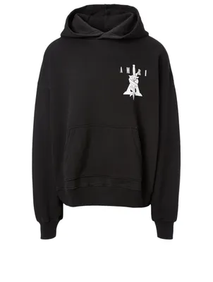 Oversized Hoodie With Dagger Logo