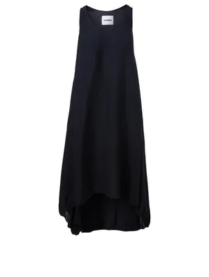 Masie Linen-Blend Midi Dress