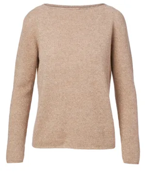 Cashmere And Linen Boatneck Sweater