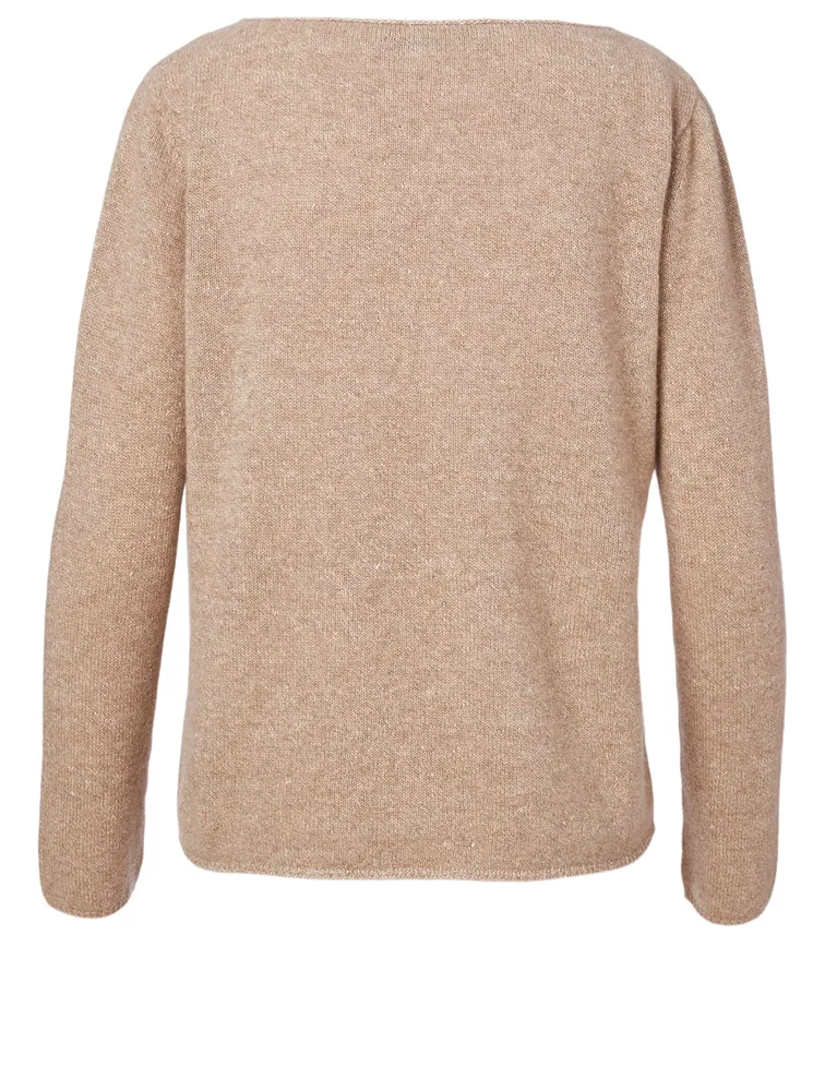 Cashmere And Linen Boatneck Sweater