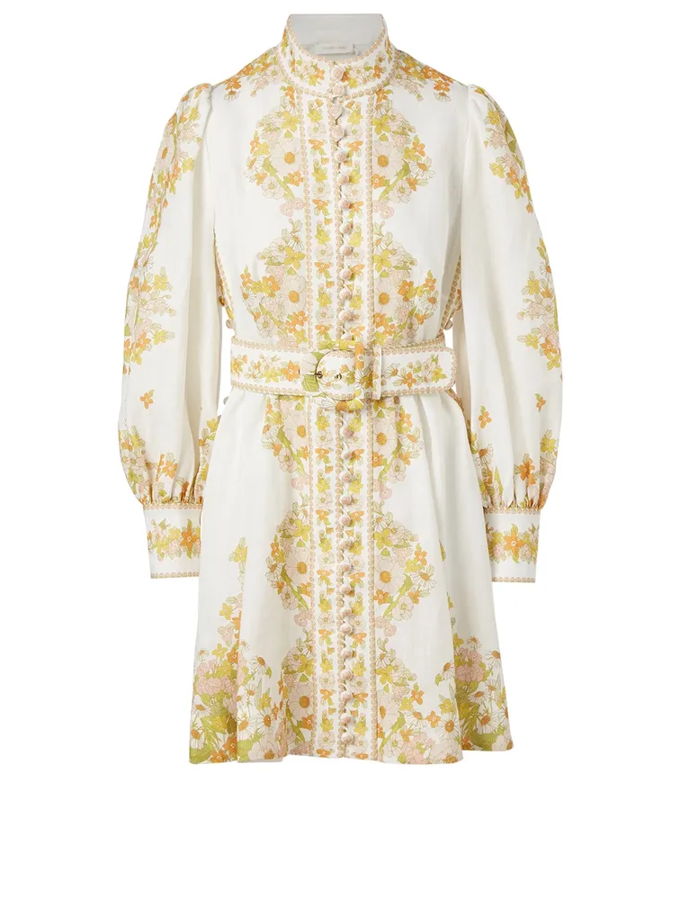 Super Eight Linen Mini Dress