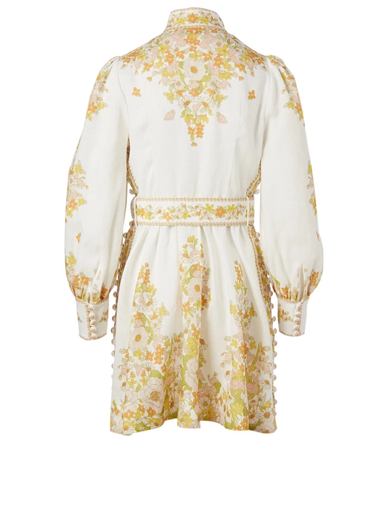 Super Eight Linen Mini Dress