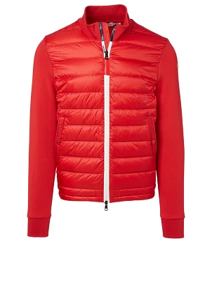 Quilted Zip Cardigan