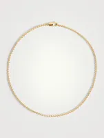 14K Gold Plated Box Chain Necklace