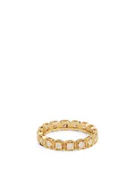 Essentials 18K Gold Eternity Band With Diamonds
