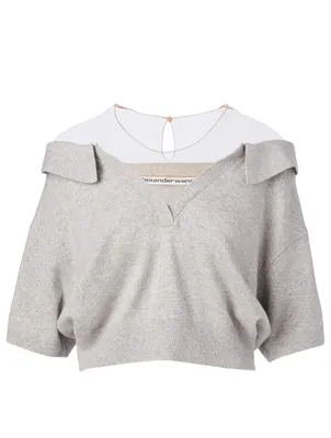Wool And Cashmere Illusion Top
