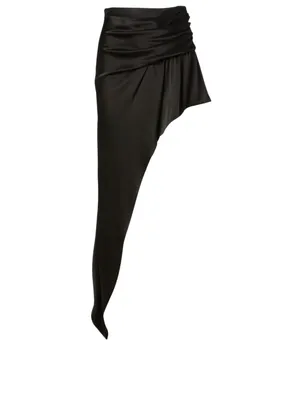 Asymmetric Long Skirt