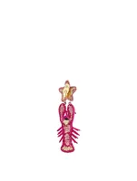 La Isla Iraca Palm And Gold-Plated Bronze Lobster Earrings