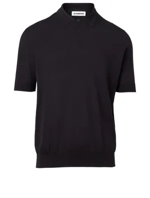 Cotton And Cashmere Polo Shirt