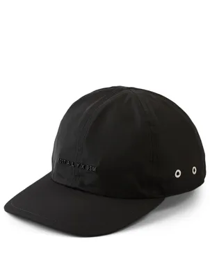 Nylon Logo Hat With Buckle