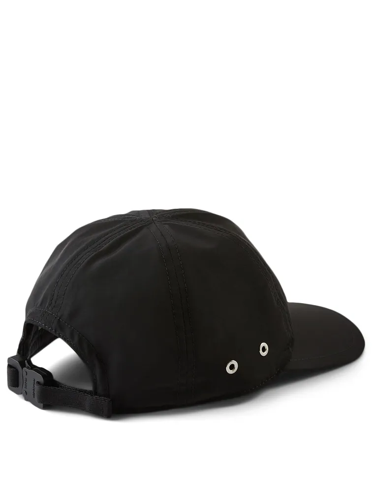 Nylon Logo Hat With Buckle