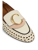 Chloé Braided Leather Loafers