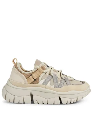Blake Suede And Nylon Sneakers