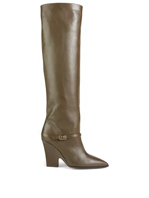 Venice 95 Leather Knee-High Boots