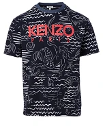Logo T-Shirt Mermaid Print