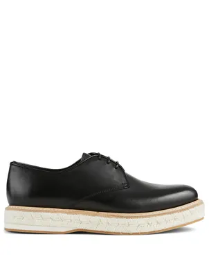 Taylee Leather Espadrille Derby Shoes