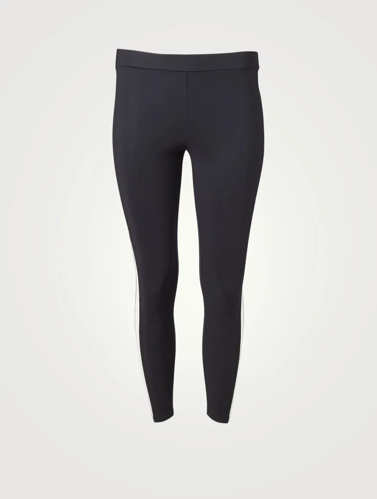 Technical Leggings With Side Stripe