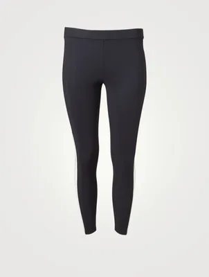 Technical Leggings With Side Stripe