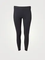 Technical Leggings With Side Stripe
