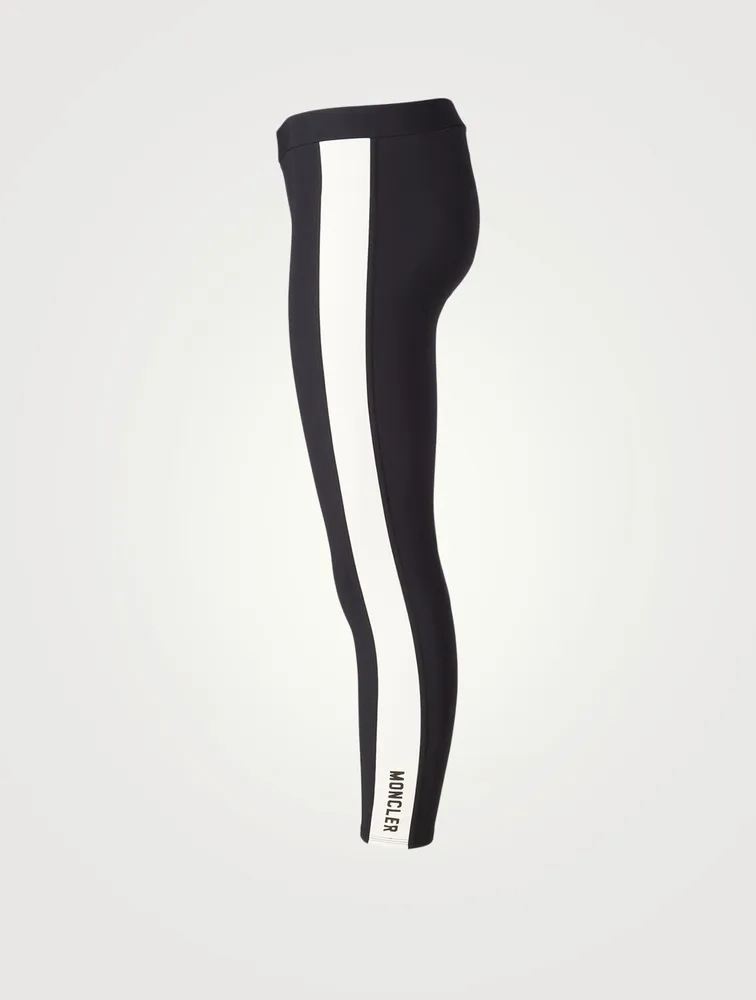 Technical Leggings With Side Stripe