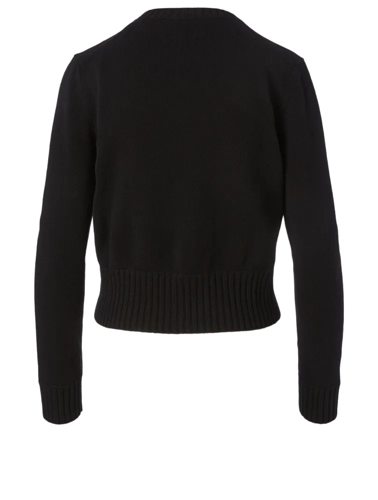 Wool And Cashmere Logo Sweater