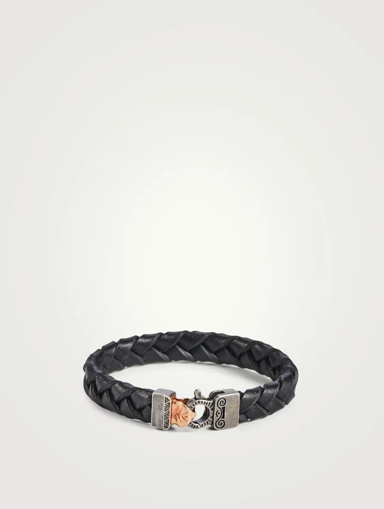 Lash Braided Leather Bracelet