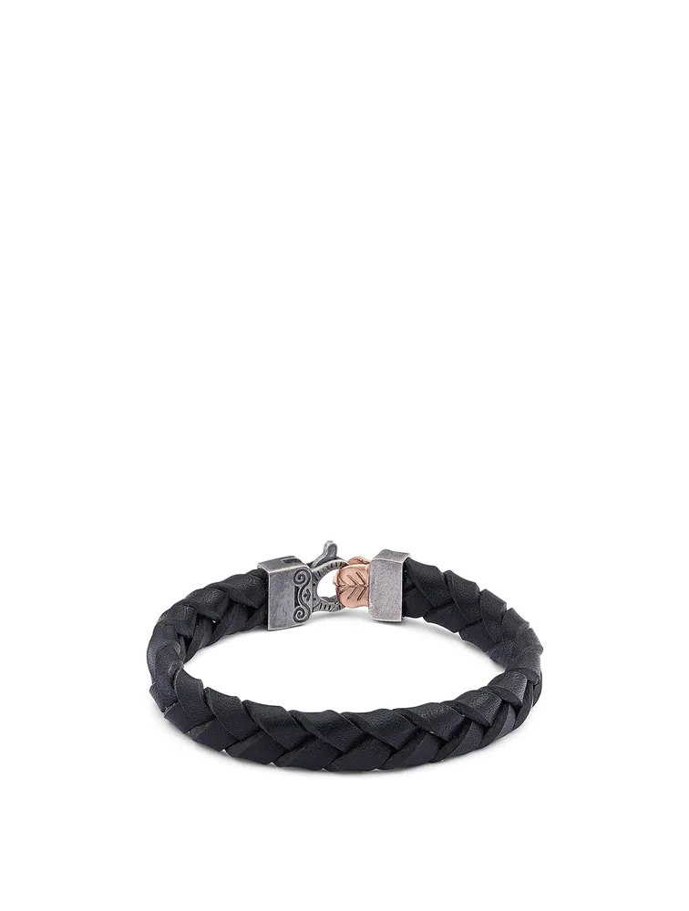 Lash Braided Leather Bracelet